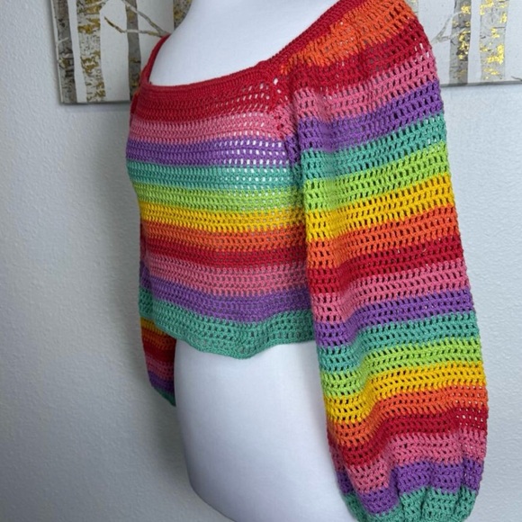 FARM Rio Multicolor Striped Sweater - Picture 5 of 9